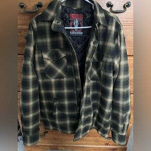 Dixxon flannel mens longbow jacket small